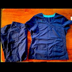 ScrubStar Navy Medium Scrub Set